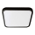 LED lubinis vonios šviestuvas SAMSUNG CHIP LED/18W/230V IP44 3000K 25x25 cm juoda