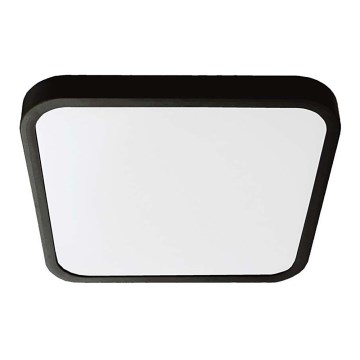 LED lubinis vonios šviestuvas SAMSUNG CHIP LED/18W/230V IP44 6500K 25x25 cm juoda