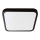 LED lubinis vonios šviestuvas SAMSUNG CHIP LED/18W/230V IP44 6500K 25x25 cm juoda