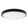 LED lubinis vonios šviestuvas SAMSUNG CHIP LED/24W/230V IP44 6500K diametras 29 cm juoda