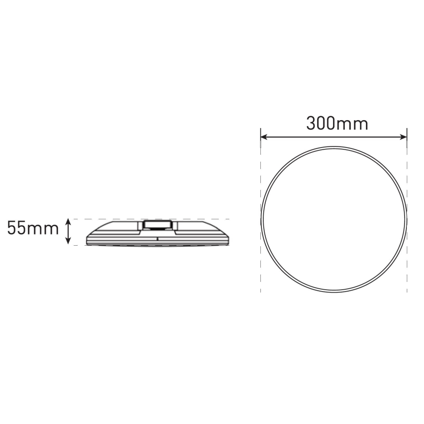 LED pritemdomas lubinis vonios šviestuvas SLIDE LED/6/12/18/24W/230V 2900/4000/6200K IP44 balta