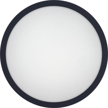 LED lubinis vonios šviestuvas su jutikliu ELLÉ LED/24W/230V 3000/4000/6500K diametras 26 cm IP54 antracitas
