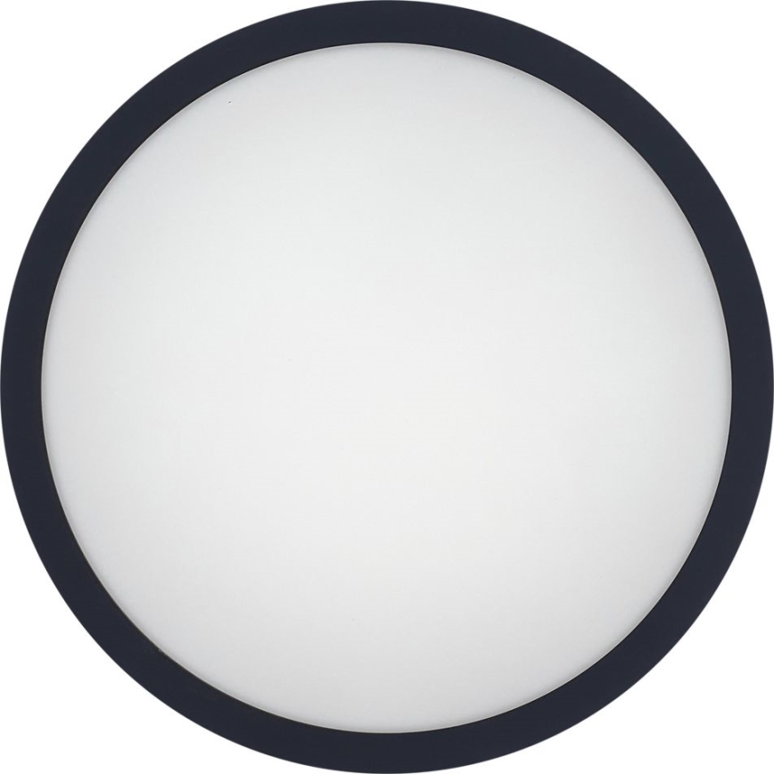 LED lubinis vonios šviestuvas su jutikliu ELLÉ LED/24W/230V 3000/4000/6500K diametras 26 cm IP54 antracitas