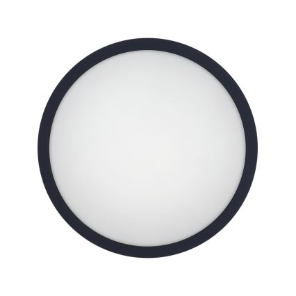 LED lubinis vonios šviestuvas su jutikliu ELLÉ LED/24W/230V 3000/4000/6500K diametras 26 cm IP54 antracitas