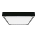 LED lubinis vonios šviestuvas su jutikliu LED/18W/230V 4000K IP44 22,5x22,5 cm juoda
