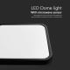 LED lubinis vonios šviestuvas su jutikliu LED/18W/230V 4000K IP44 juoda + nuotolinio valdymo pultas