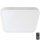LED lubinis vonios šviestuvas su jutikliu LED/36W/230V 4000K IP44 42x42 cm balta + nuotolinio valdymo pultas
