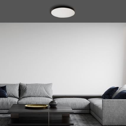 LED lubinis vonios šviestuvas su jutikliu MAYA LED/13W/230V diametras 33 cm IP44 juoda