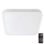 LED lubinis vonios šviestuvas su jutikliu SAMSUNG CHIP LED/36W/230V IP44 4000K 42x42 cm balta + nuotolinio valdymo pultas
