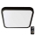 LED lubinis vonios šviestuvas su jutikliu SAMSUNG CHIP LED/36W/230V IP44 4000K 42x42 cm juoda + nuotolinio valdymo pultas