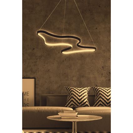 LED Lubų šviestuvas ARTISAN LED/36W/230V 4000K Juodas