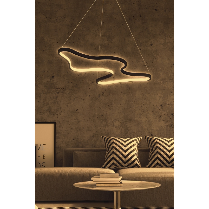 LED Lubų šviestuvas ARTISAN LED/36W/230V 4000K Juodas