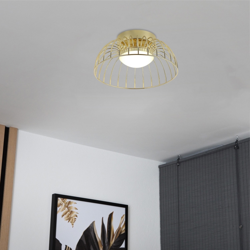LED lubų šviestuvas BETSY LED/12W/230V 25 cm, auksinis