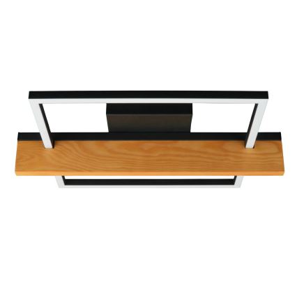 LED lubų šviestuvas LARYSA LED/11,5W/230V 35x45 cm iš pušies