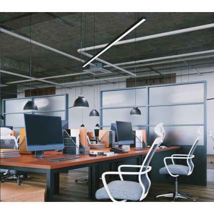 LED lubinis arba pakabinamas šviestuvas KOLINE LED/40W/230V 3000/4000/6500K 120 cm juodas