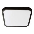 LED Lubų vonios kambario šviestuvas SAMSUNG CHIP LED/18W/230V IP44 4000K 25x25 cm juodas