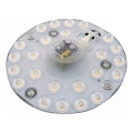 LED Magnetinis modulis LED/12W/230V diametras 12,5 cm 3000K