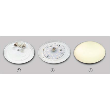 LED Magnetinis modulis LED/12W/230V diametras 12,5 cm 3000K