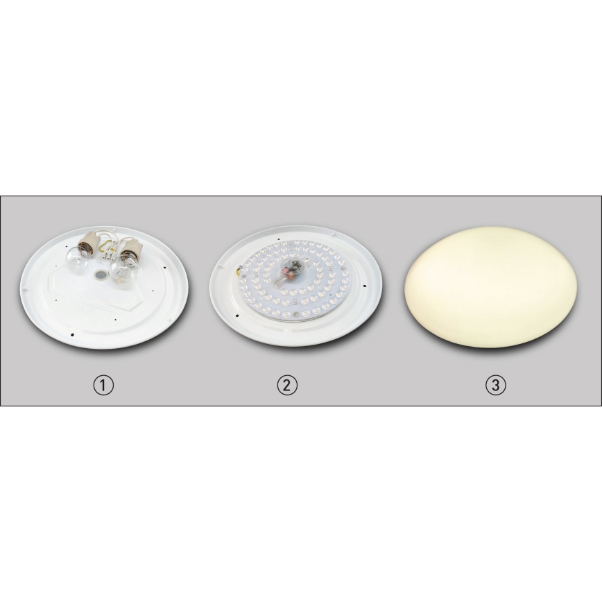 LED Magnetinis modulis LED/20W/230V diametras 16,5 cm 3000K