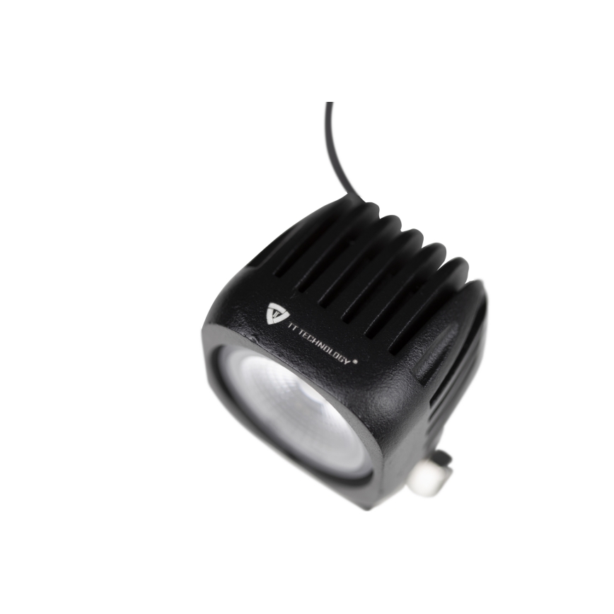 LED Mašinos prožektorius BLACK LED/10W/10-30V IP69 5700K kampinis