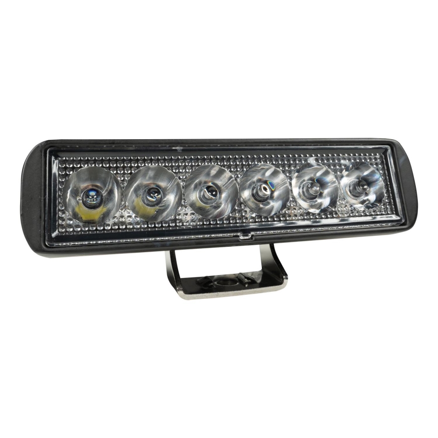 LED Mašinos prožektorius BLACK LED/18W/10-30V IP69 5700K stačiakampis
