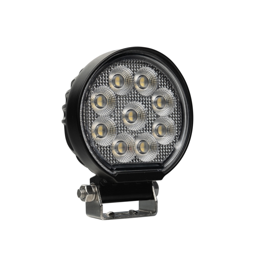 LED Mašinos prožektorius BLACK LED/36W/10-30V IP69 5700K apvalus