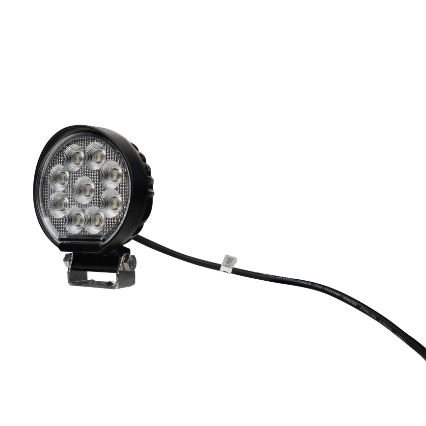 LED Mašinos prožektorius BLACK LED/36W/10-30V IP69 5700K apvalus
