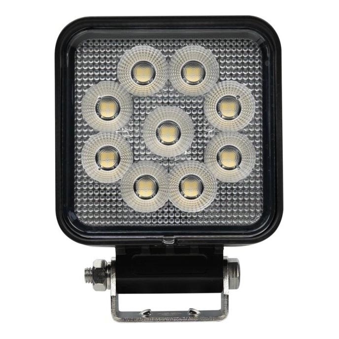 LED Mašinos prožektorius BLACK LED/36W/10-30V IP69 5700K kampinis