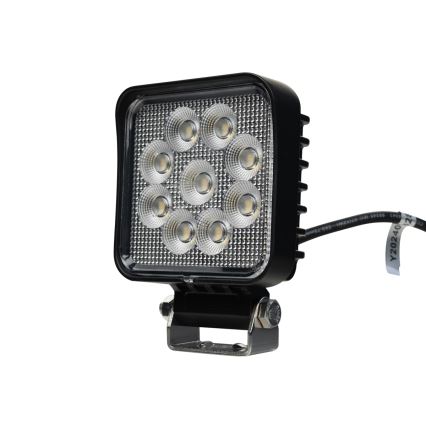 LED Mašinos prožektorius BLACK LED/36W/10-30V IP69 5700K kampinis