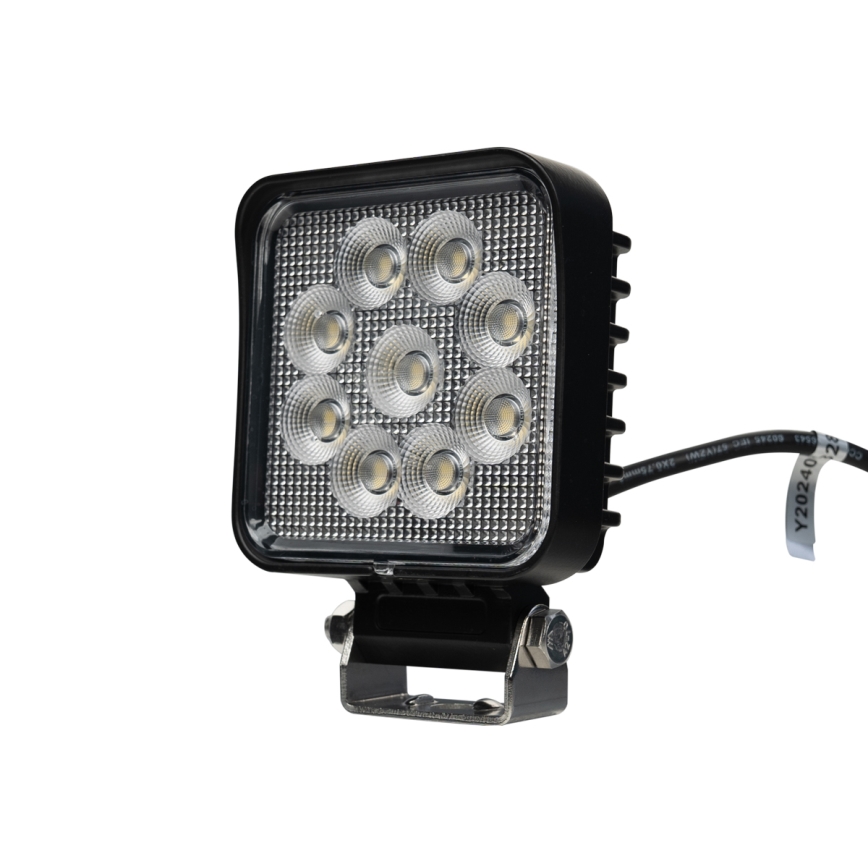 LED Mašinos prožektorius BLACK LED/36W/10-30V IP69 5700K kampinis
