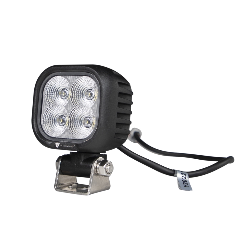 LED Mašinos prožektorius BLACK LED/40W/10-30V IP69 5700K kampinis