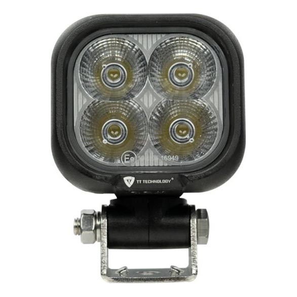 LED Mašinos prožektorius BLACK LED/40W/10-30V IP69 5700K kampinis