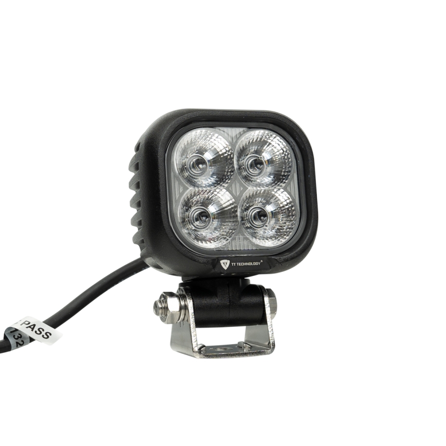 LED Mašinos prožektorius BLACK LED/40W/10-30V IP69 5700K kampinis