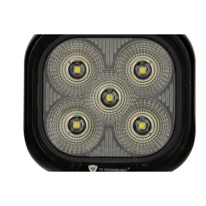 LED Mašinos prožektorius BLACK LED/50W/10-30V IP69 5700K kampinis