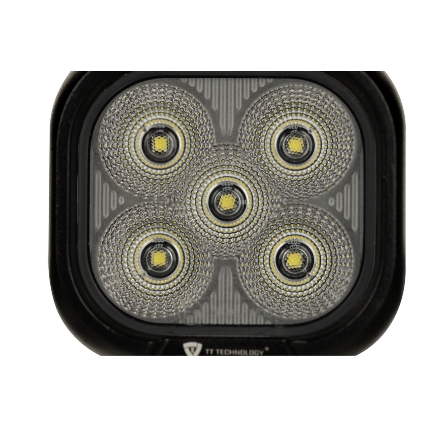 LED Mašinos prožektorius BLACK LED/50W/10-30V IP69 5700K kampinis