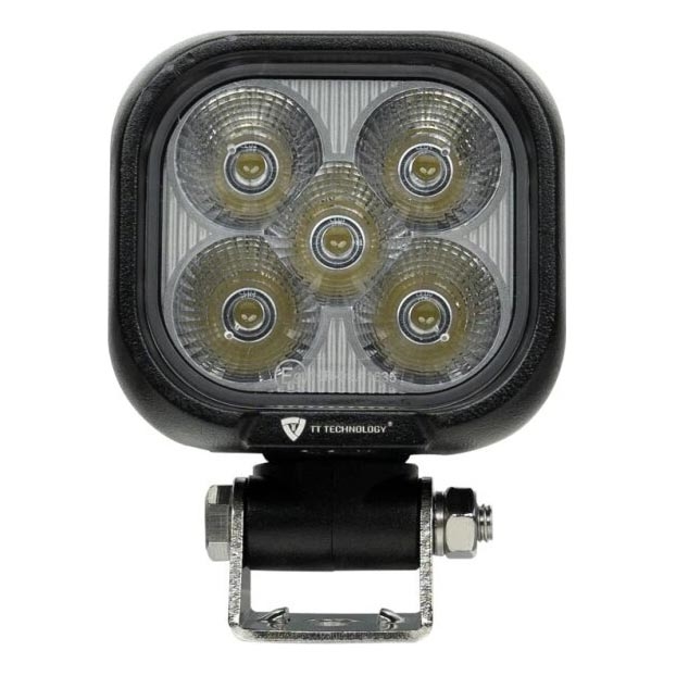 LED Mašinos prožektorius BLACK LED/50W/10-30V IP69 5700K kampinis