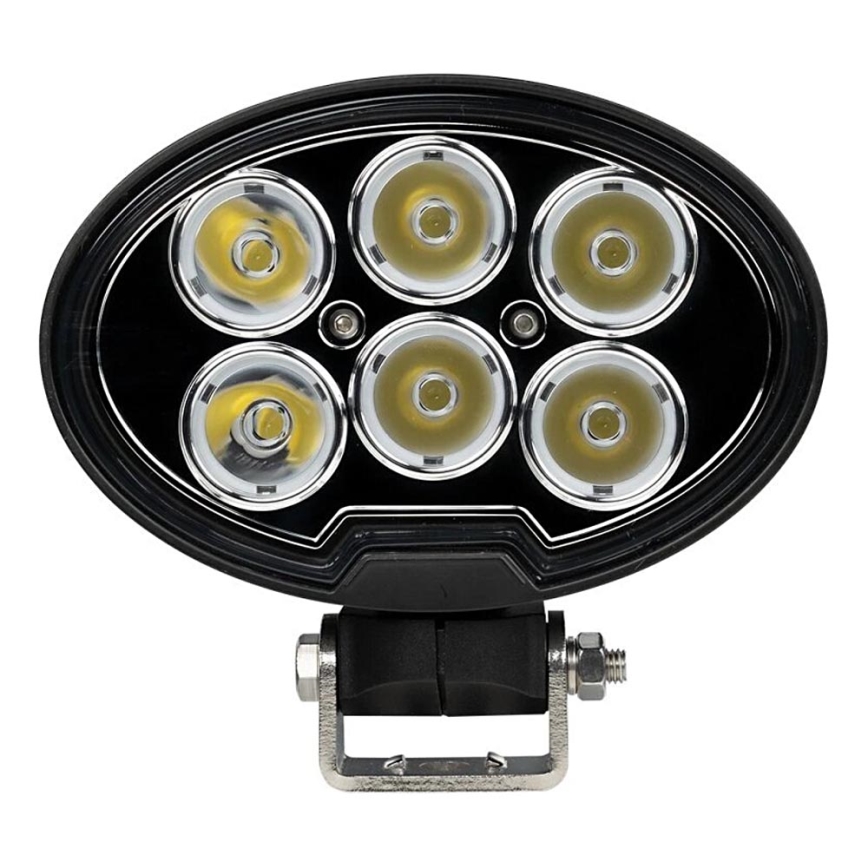LED Mašinos prožektorius BLACK LED/60W/10-30V IP69 5700K ovalas