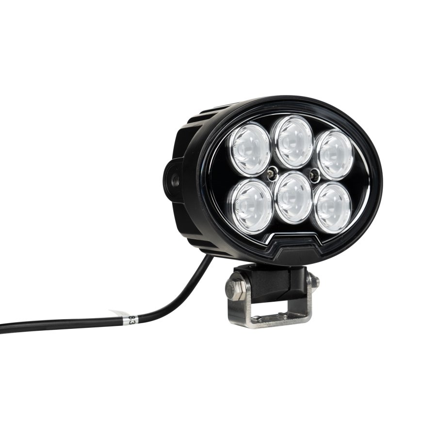 LED Mašinos prožektorius BLACK LED/60W/10-30V IP69 5700K ovalas