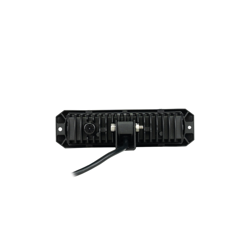 LED Mašinos prožektorius DUO BLACK LED/32W/9-36V IP69 6000K stačiakampis