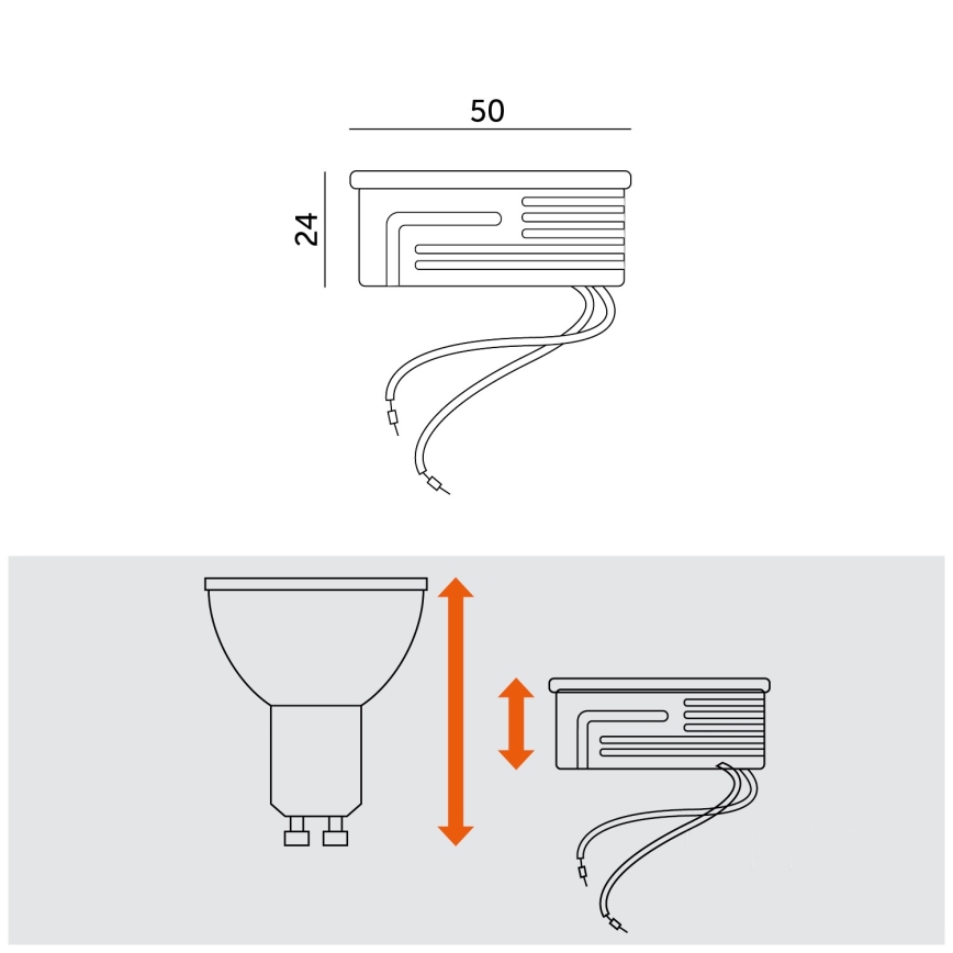 LED modulis LED/5W/230V 3000K