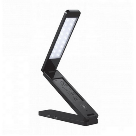 LED Multifunkcinis stalo šviestuvas USB LED/1,5W/USB juodas 800 mA