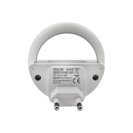 LED Naktinė lemputė su prieblandos jutikliu LED/0,5W/230V balta