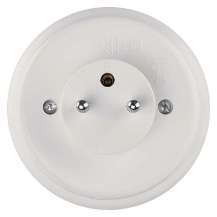 LED naktinis šviestuvas su jutikliu ir lizdu LED/0,3W/230V