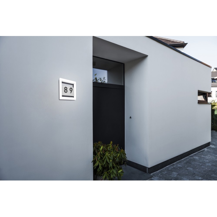 LED namo numeris ALICE LED/13W/230V IP44 3000K antracitas