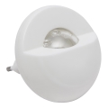 LED Navigacinis lizdo šviestuvas su jutikliu LED/1W/230V 6000K