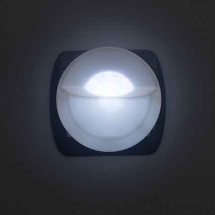 LED Navigacinis lizdo šviestuvas su jutikliu LED/1W/230V 6000K
