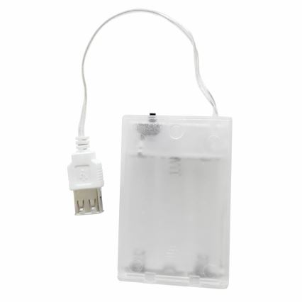 LED Neoninė sienų apdaila RAINBOW LED/3W/3xAA USB daugiaspalvis
