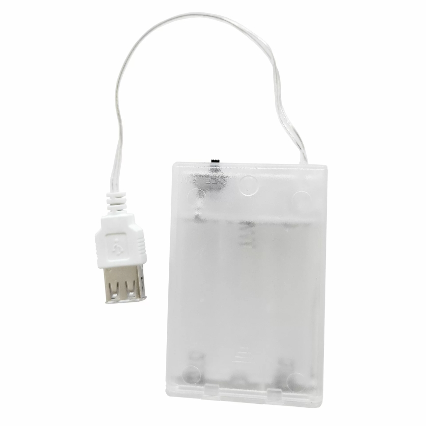 LED Neoninė sienų apdaila RAINBOW LED/3W/3xAA USB daugiaspalvis