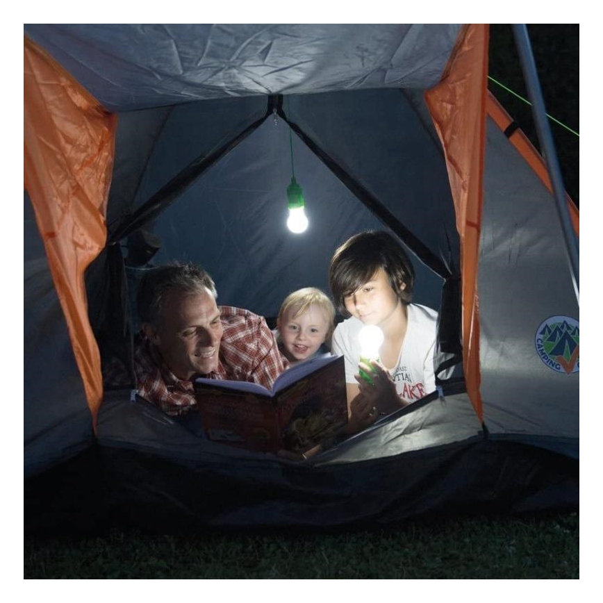 LED Nešiojama lempa LED/1W/3xAAA mėlyna
