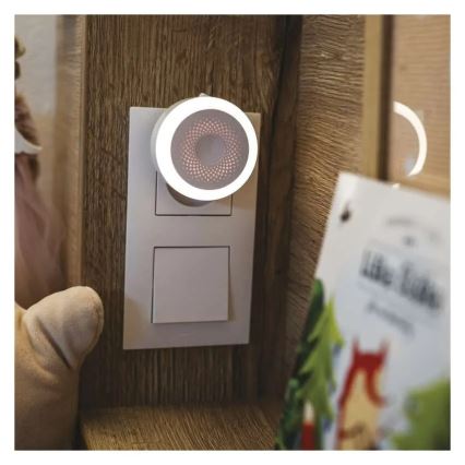 LED orientacinis šviestuvas į elektros lizdą LED/0,5W/230V